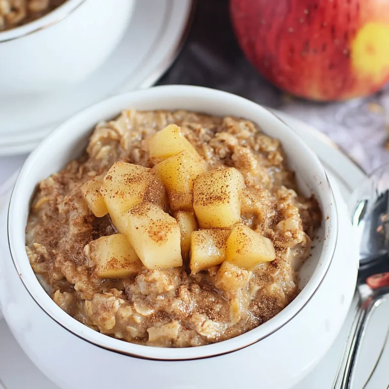 Apple Cinnamon Oatmeal