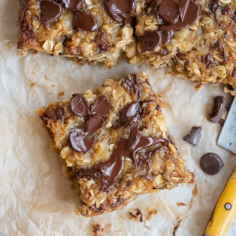 Banana Oatmeal Bars