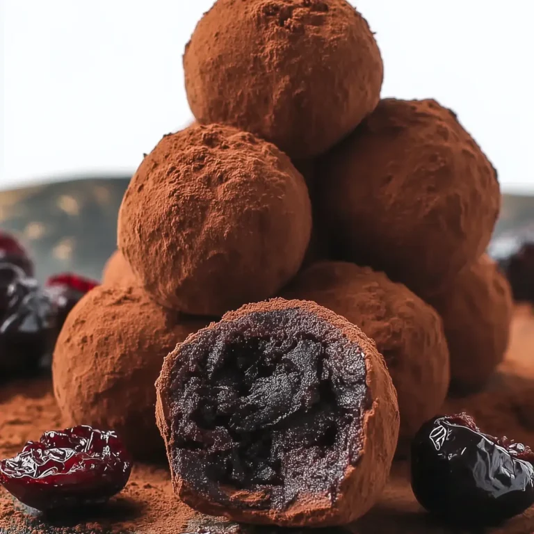Black Forest Chocolate Truffles