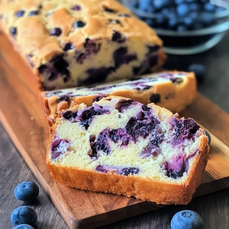 Blueberry Cream Cheese Bread
