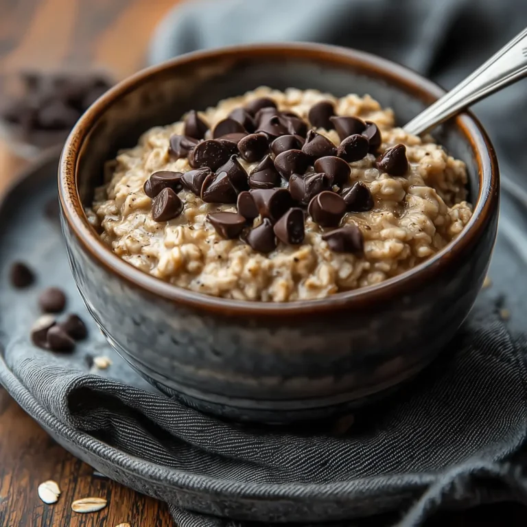 Chocolate Chip Cookie Oatmeal