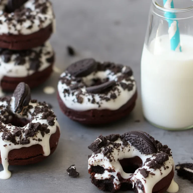 Chocolate Oreo Donuts