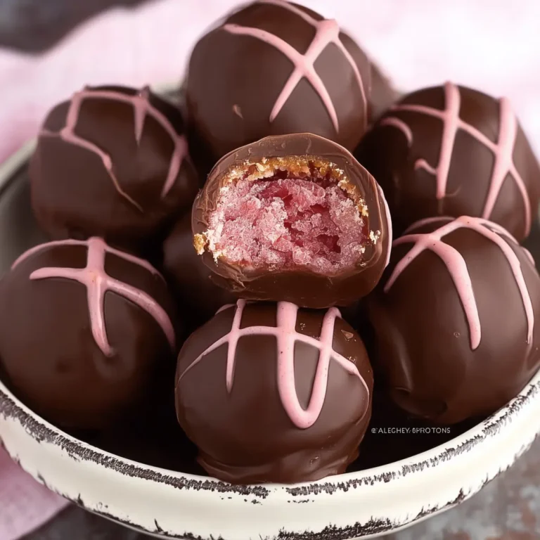 Chocolate Raspberry Truffles