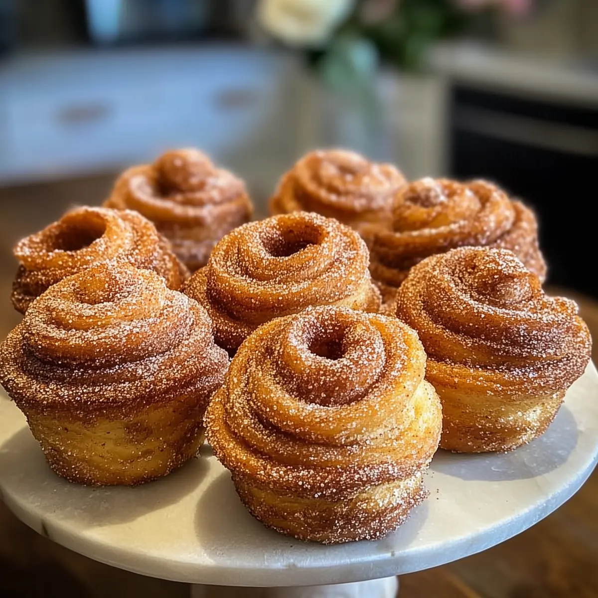 Cinnamon Sugar Cruffins