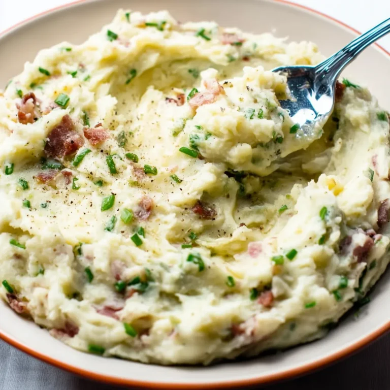 Colcannon Irish Potatoes with Bacon