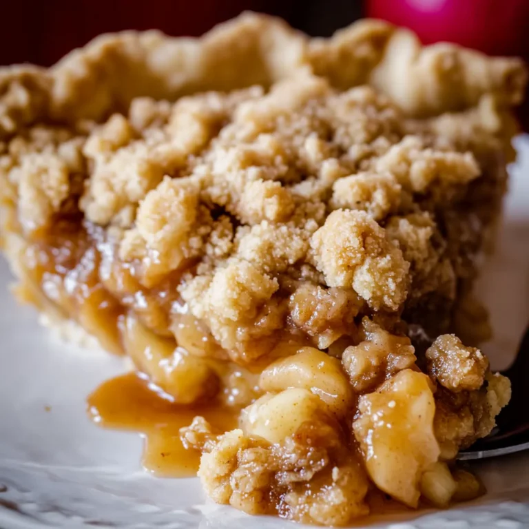 Dutch Apple Crumble Pie