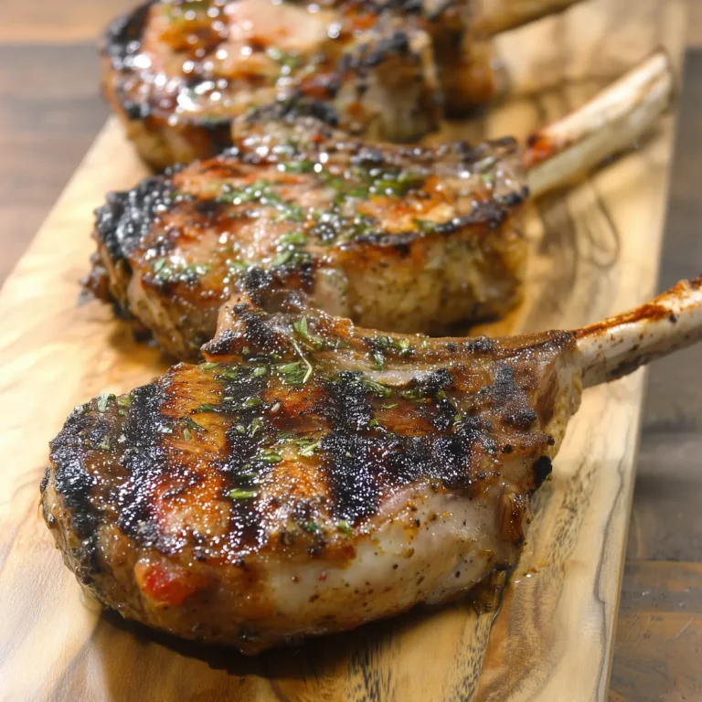 Grilled Veal Chops