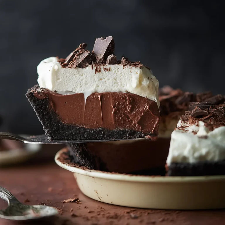 No-Bake Baileys Chocolate Pie