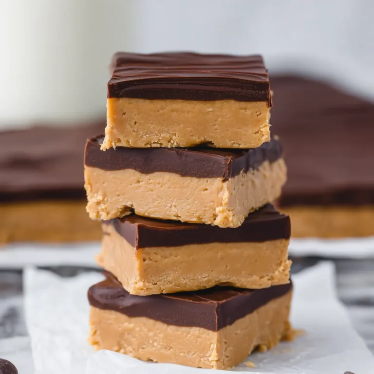 No Bake Peanut Butter Buckeye Bars