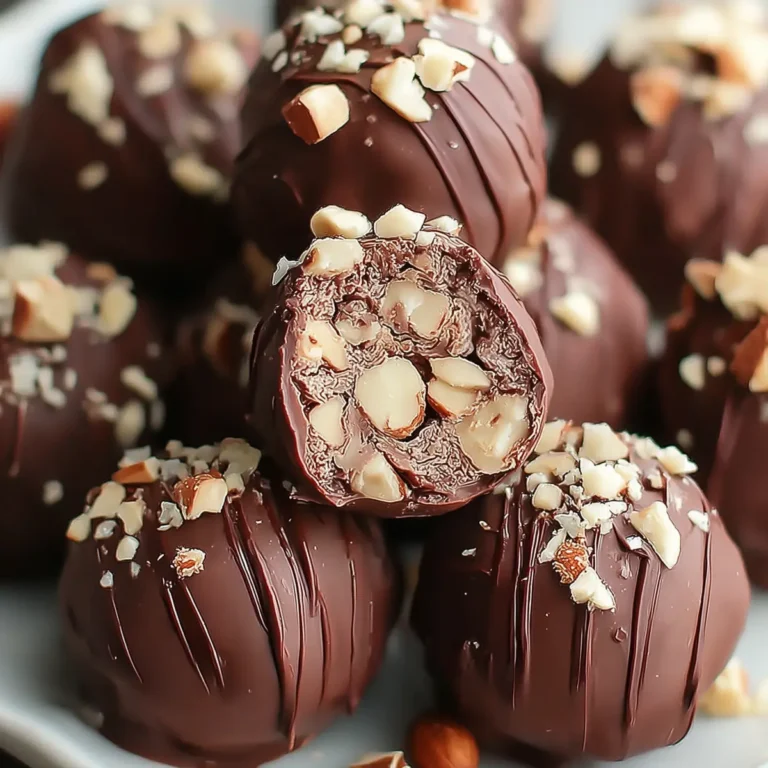 Nutella Hazelnut Chocolate Truffles