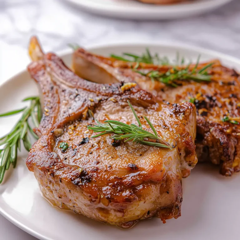 Pan Seared Veal Chops