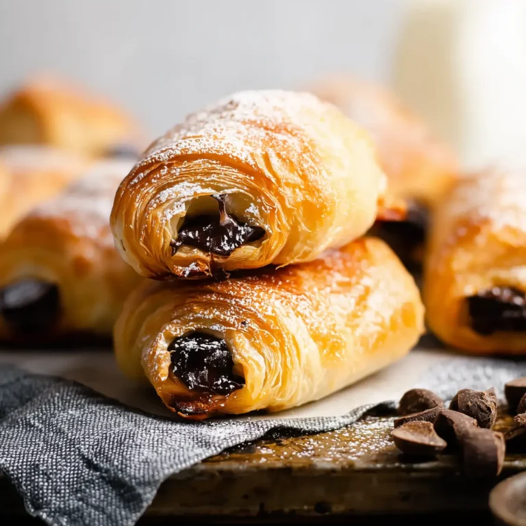 Puff Pastry Chocolate Croissants