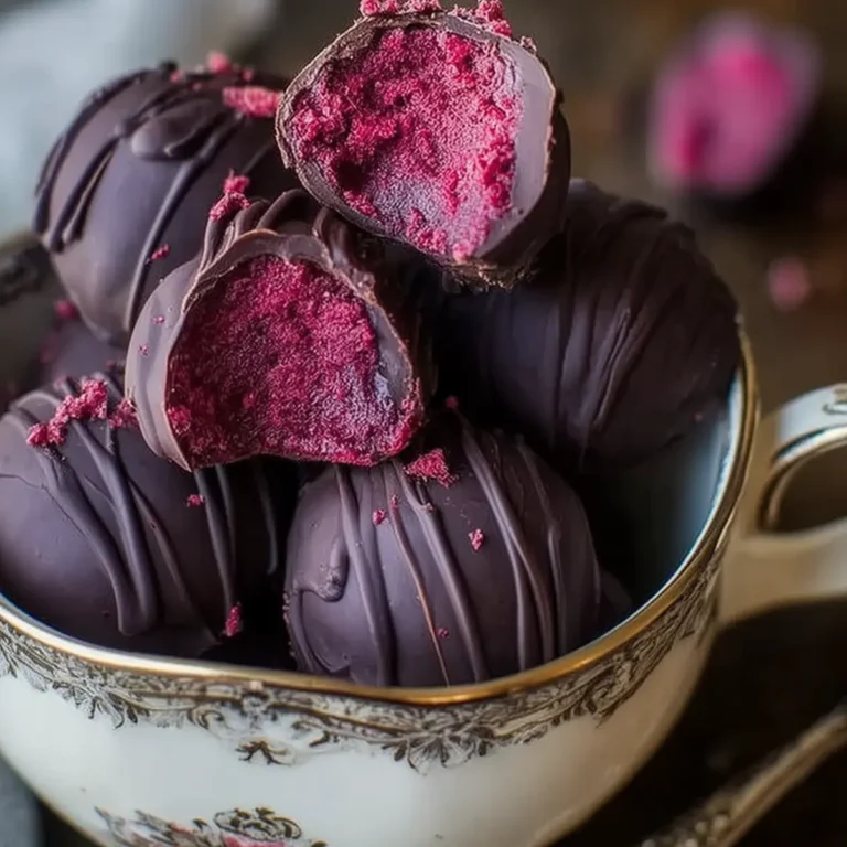 Raspberry Chocolate Truffles