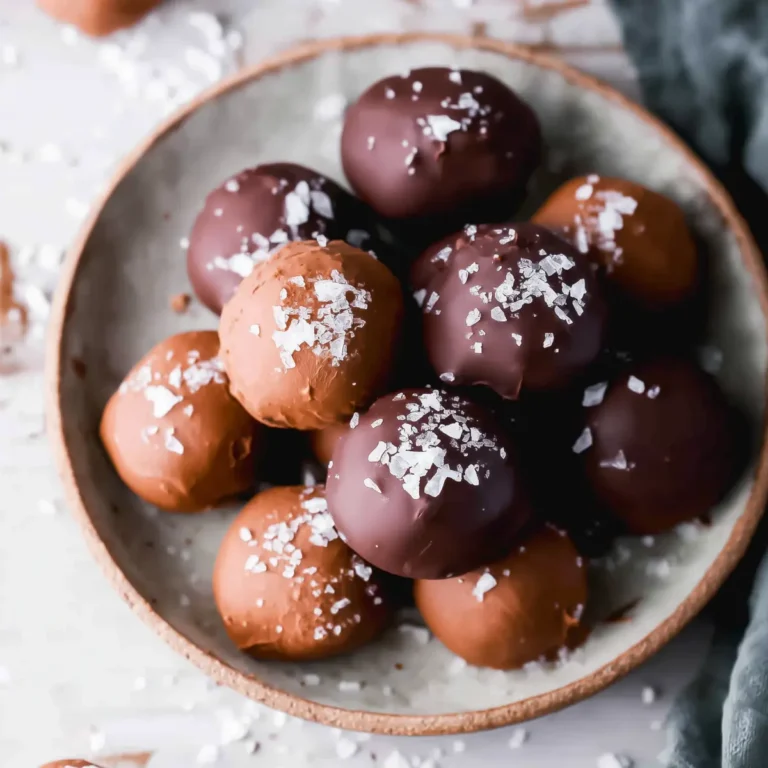 Salted Chocolate Truffles