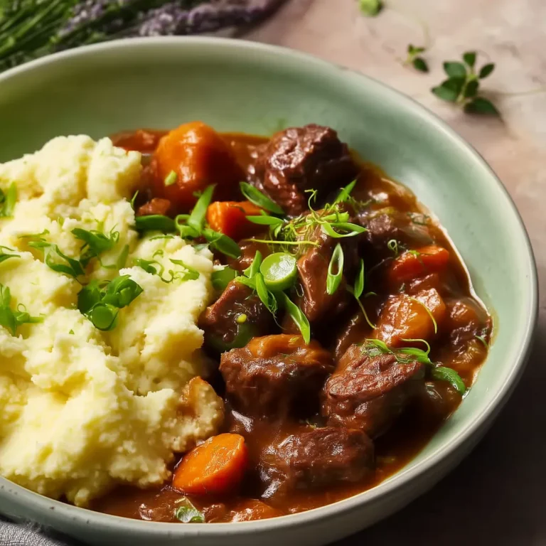 Slow Cooked Irish Stew with Colcannon