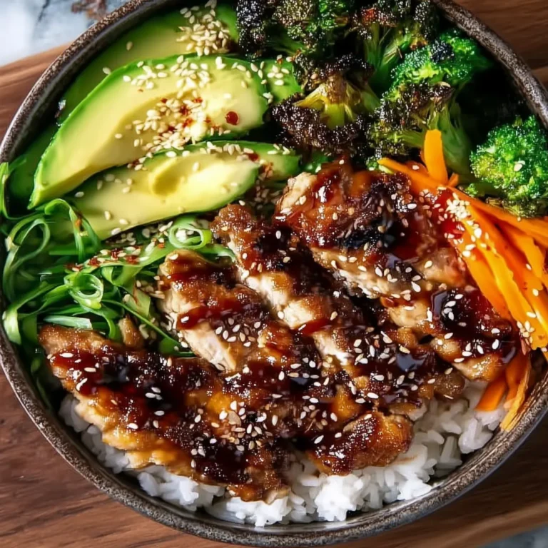 Sticky Chicken Bowls