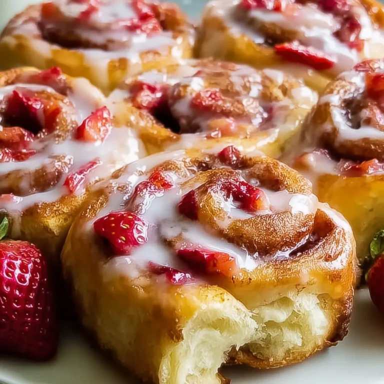 Strawberry Cinnamon Rolls
