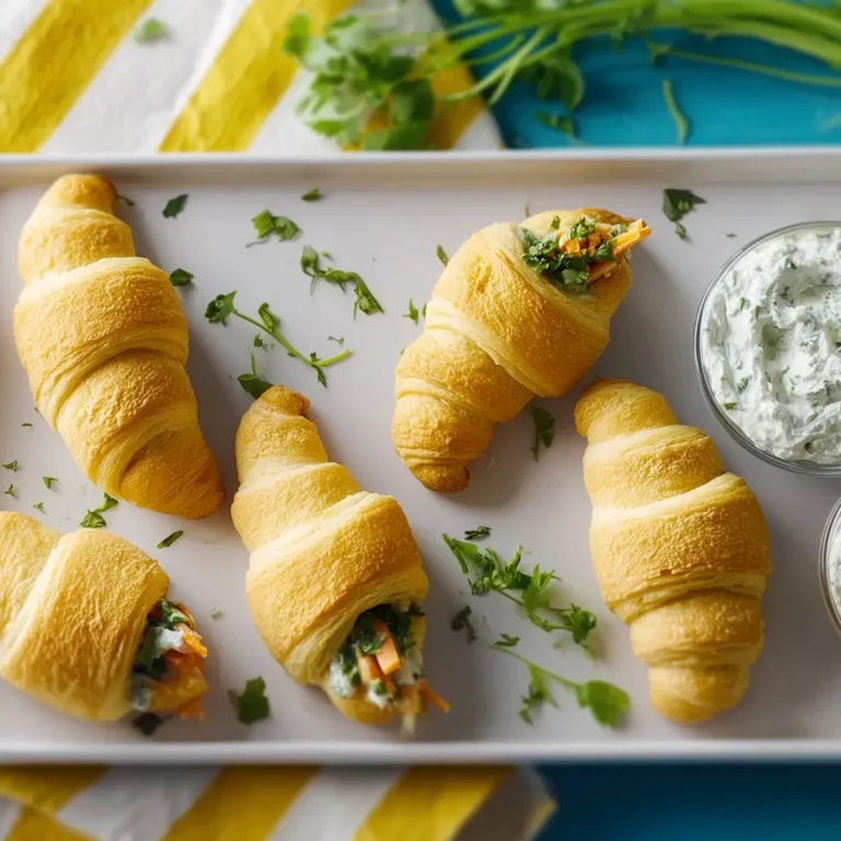 Stuffed Crescent Roll Carrots