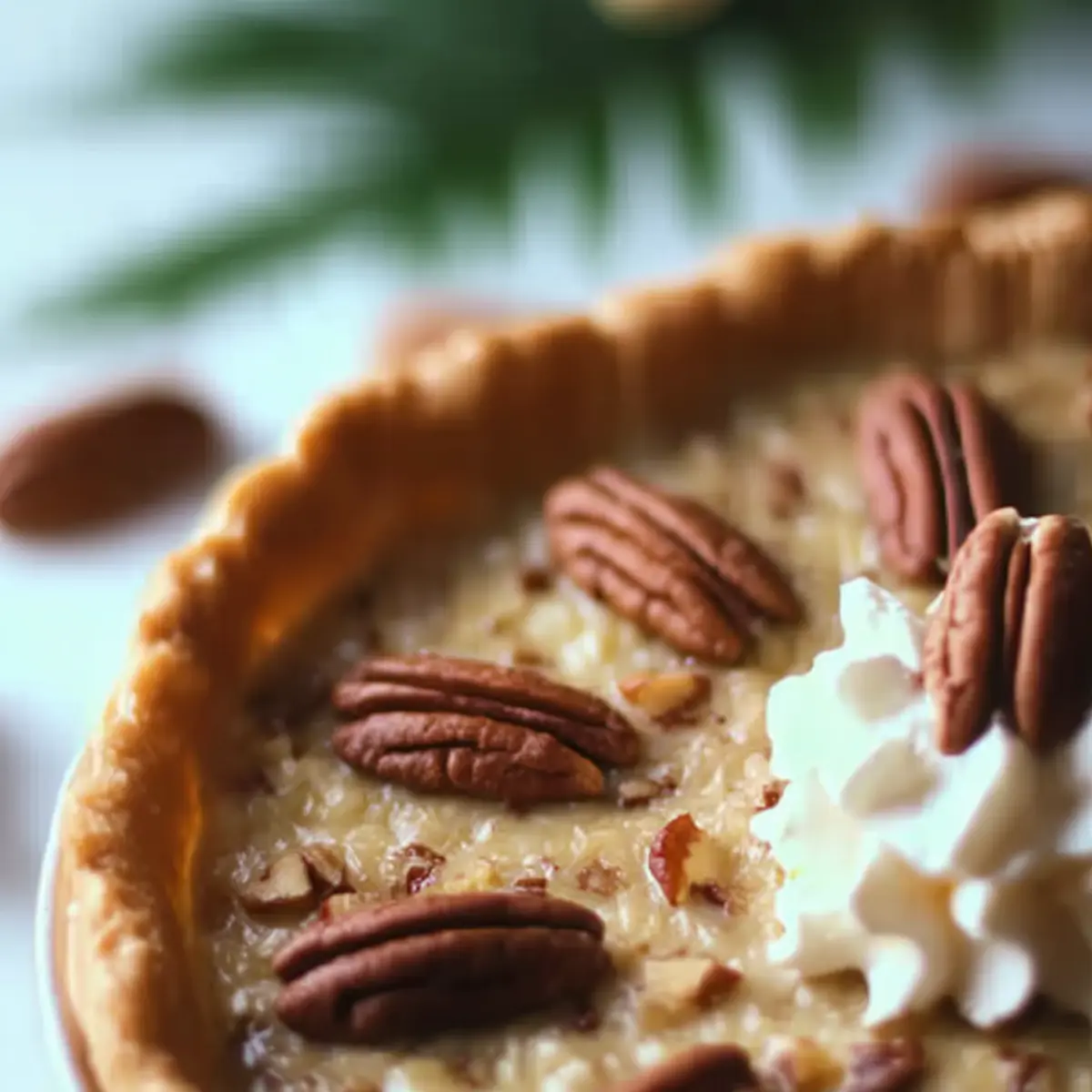 Tropical Nut Delight Pie